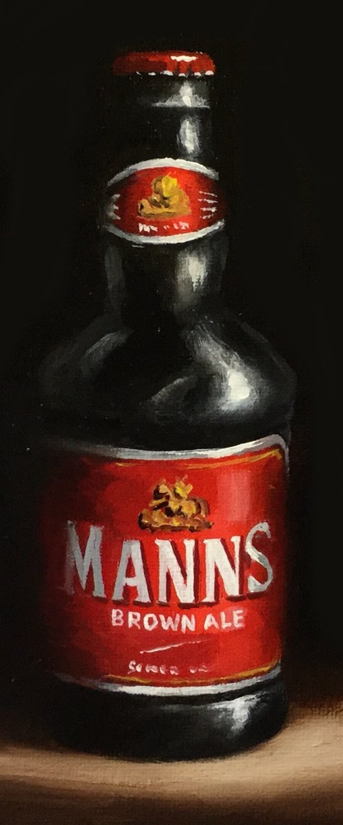 Mann's Brown Ale still life by Jane Palmer Art