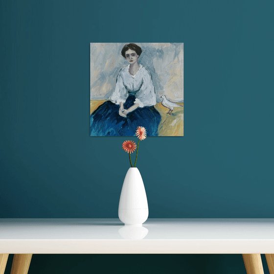 Woman with a Bird
