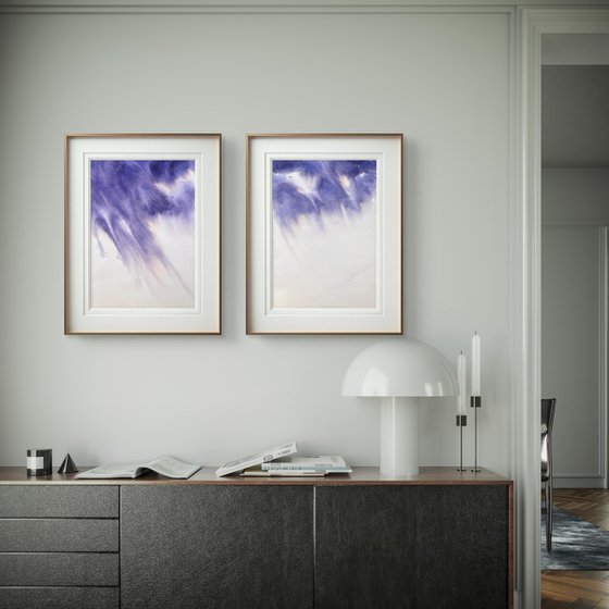 Abstract rain clouds Spring