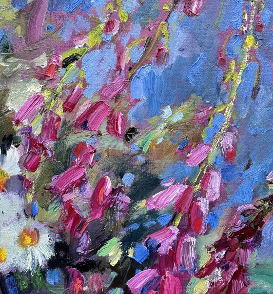 Still life of wild flowers