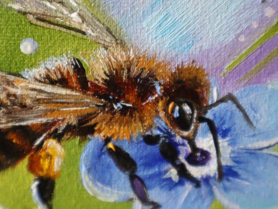 Bee Painting Small Art