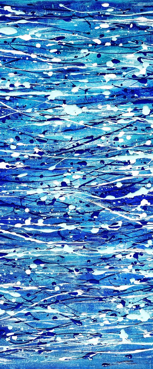 The Sea, tribute to Pollock by Cristina Stefan