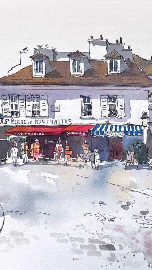 Montmartre Awakens by Eugenia Gorbacheva