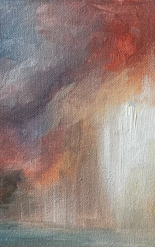 Abstract Sunset IV by Timea  Valsami