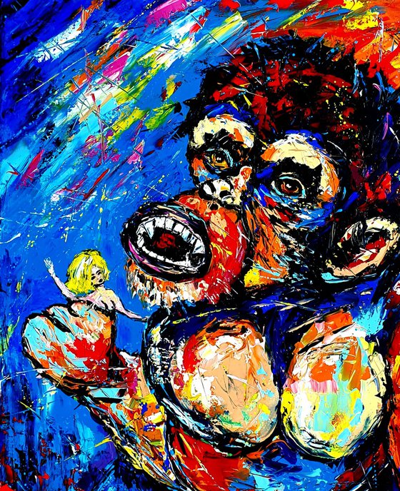 Abstract King Kong story