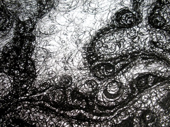 ELEMENTS Scary Wind Ink Drawings