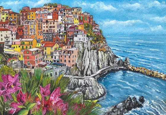Manarola Harbor Italy