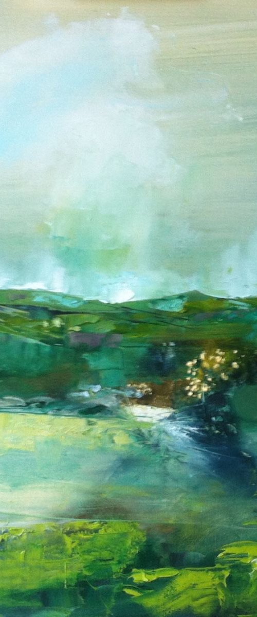 LLangollen Landscape by Ailleen Byrne