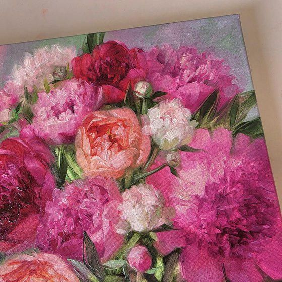 Colorful Peony