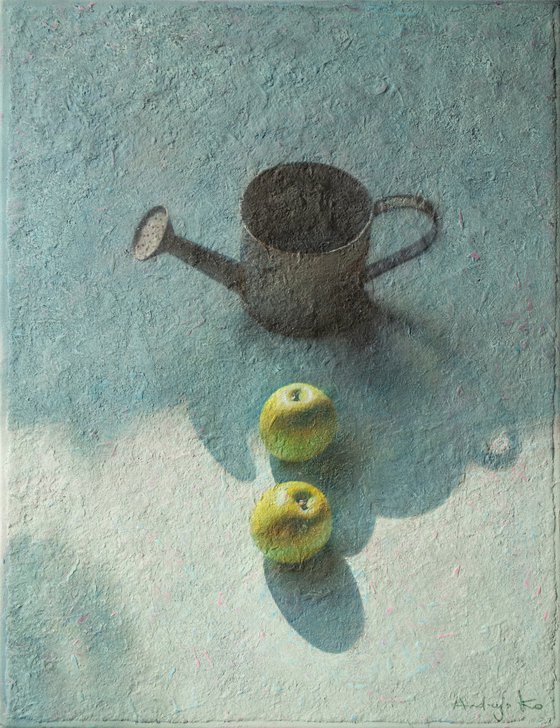 The Watering Can and Two Apples