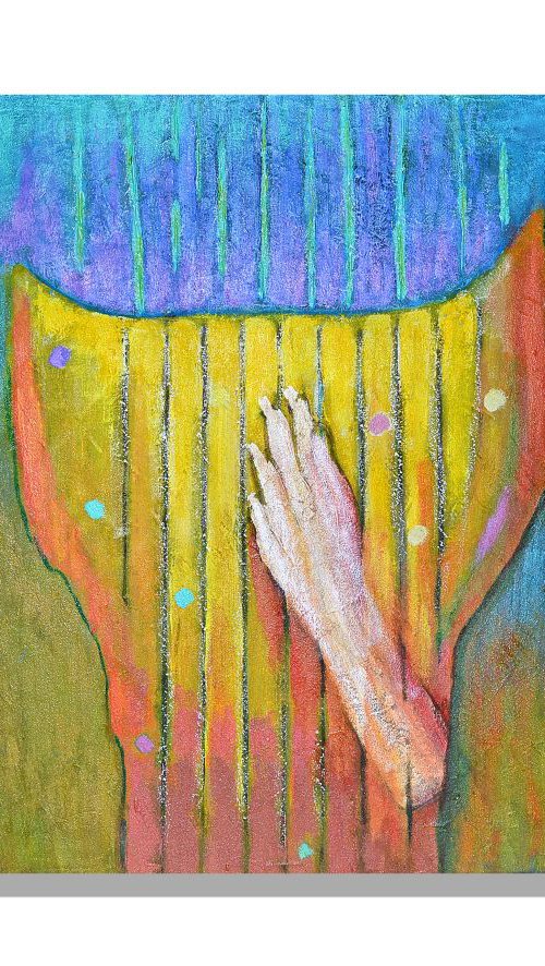 Harp Musiek (90cmx64cm) by Zhana Viel