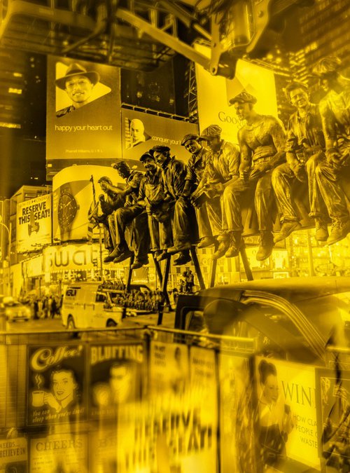 yellow workers by Daniel Fontaine