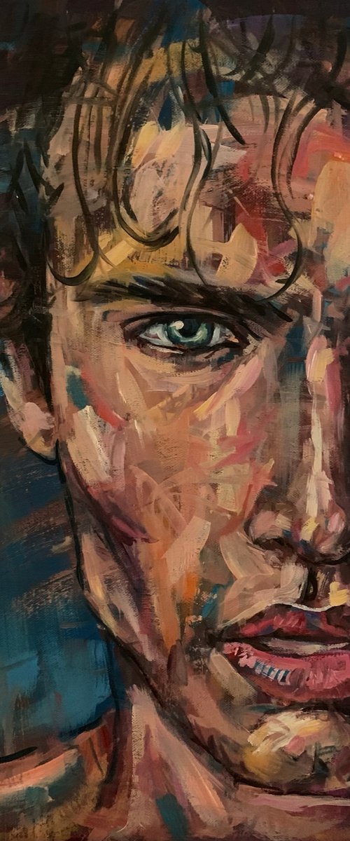 Man portrait male artwork by Emmanouil Nanouris