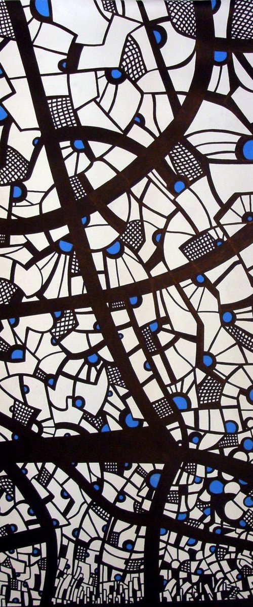 Seven (104 x 164 x 0,1 cm) by Riccardo Ticco Capparella