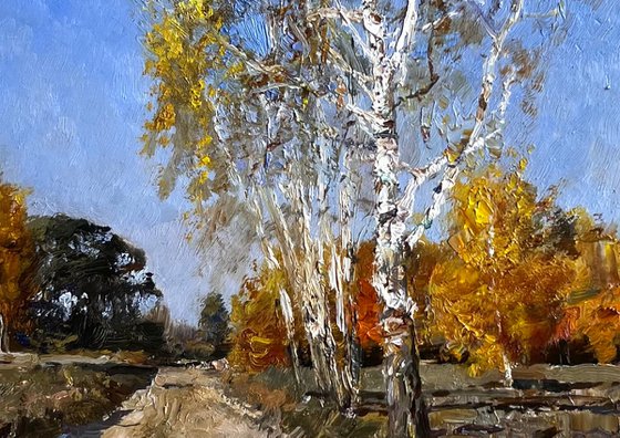 October. Road.