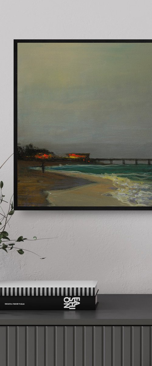 Evening bar on the ocean by Bo Kravchenko