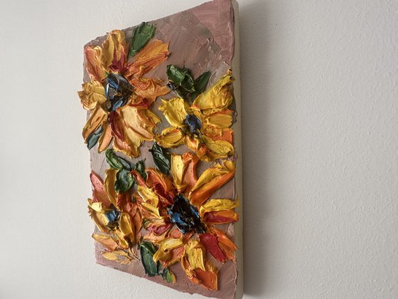Sunflowers Deep impasto
