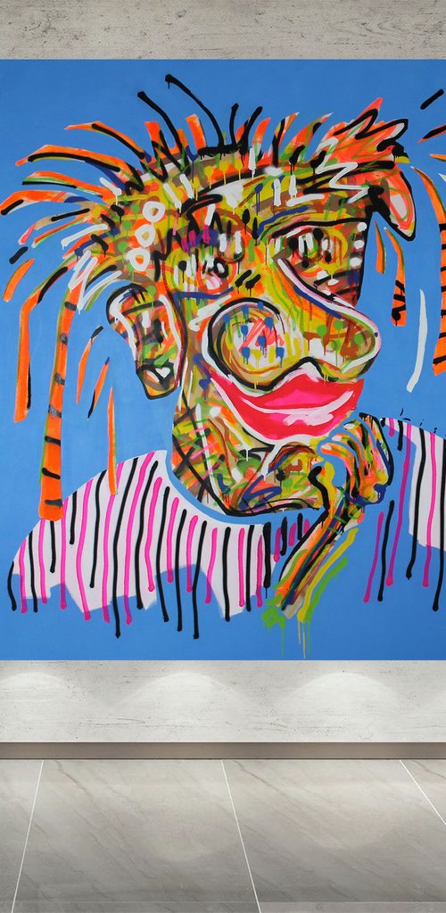 Portrait 200 * 200 CM / 78,74 * 78,74 INCH by V. Lishko