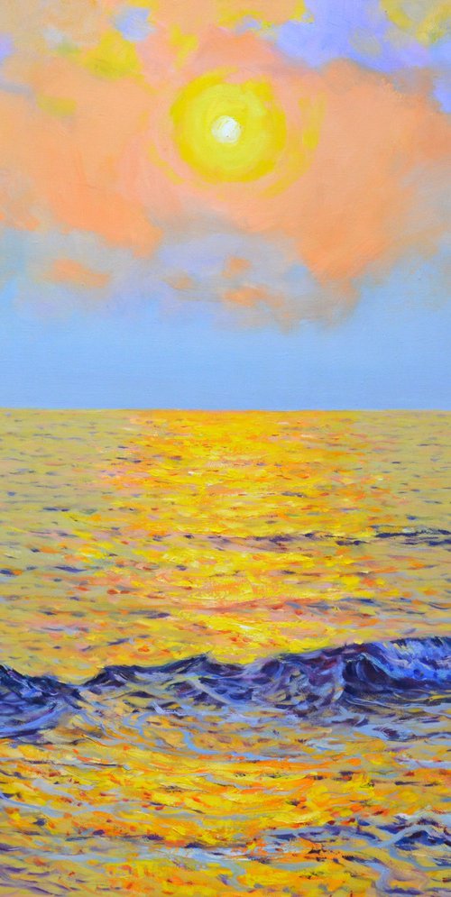 Golden sunset by Iryna Kastsova