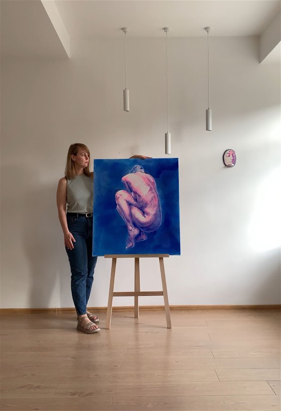 Contemporary nude woman