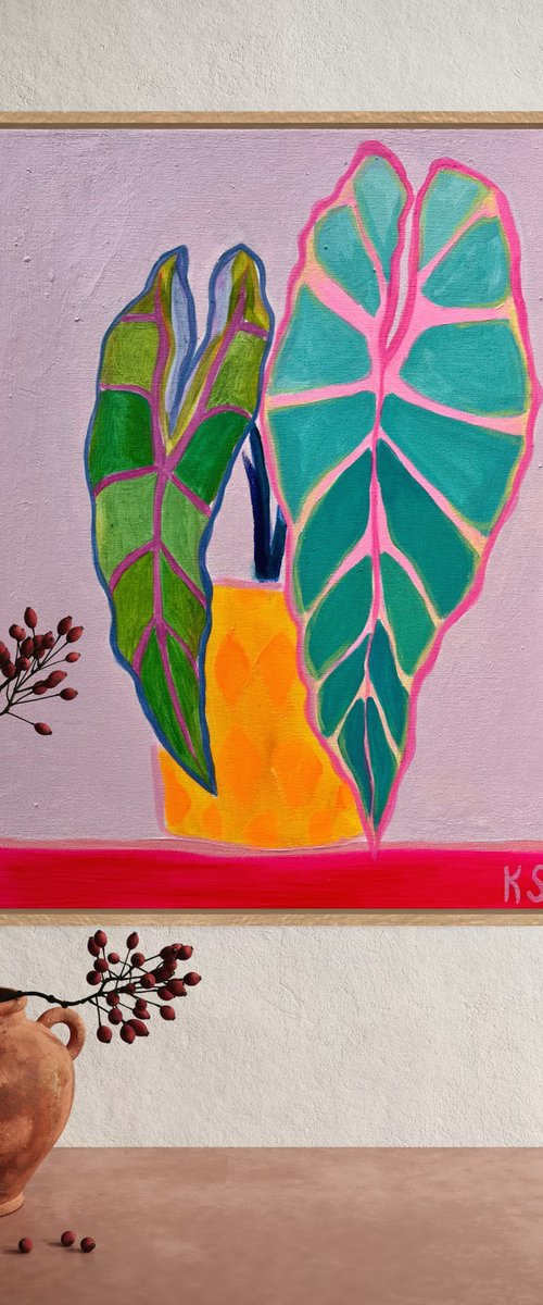 ‘Living My Best Leaf: 1’ by Kathryn Sillince