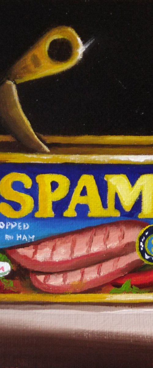 Spam tin still life by Jane Palmer Art
