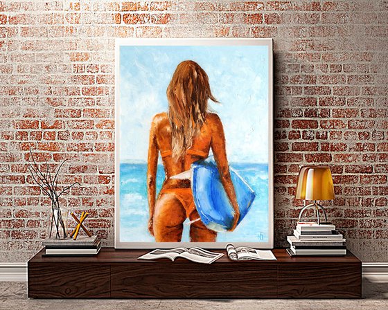 Fresh wind Surfer Girl