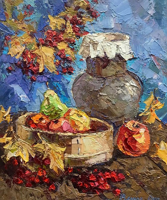 Still life with fruit