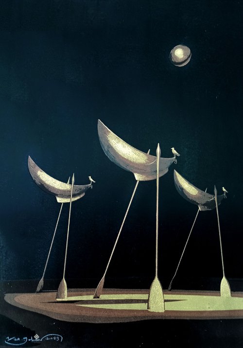 Two Oars by Gökhan Okur