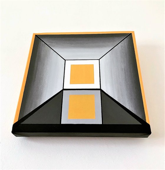 Geometric Collection - Grey & Yellow #3