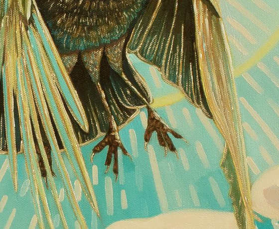 Gold ravens