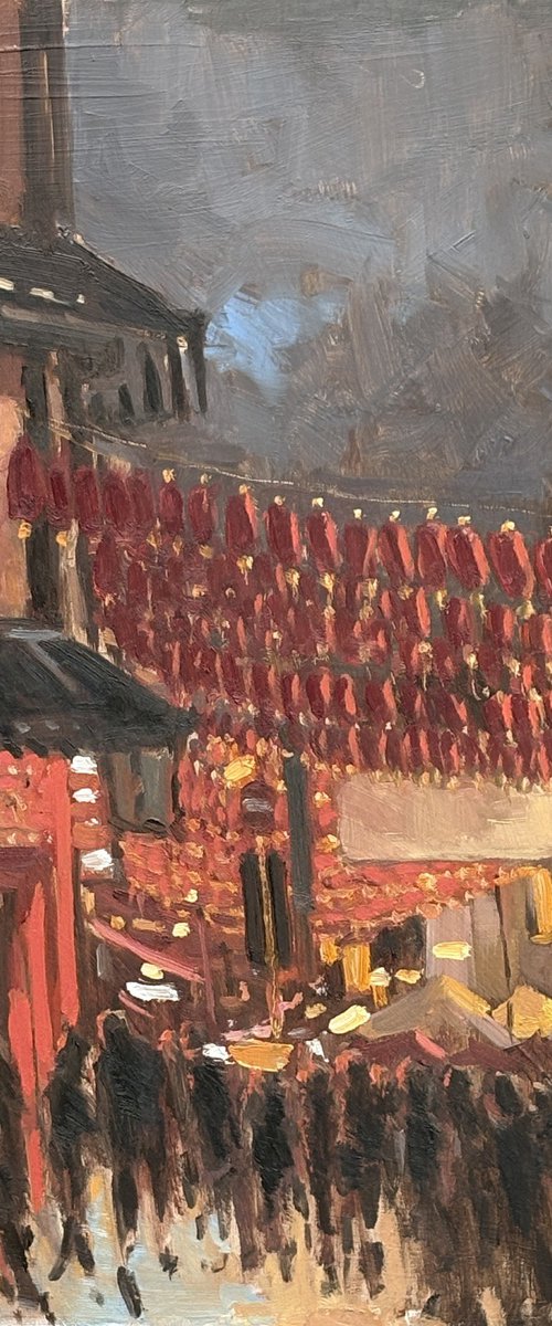 Chinatown night by Louise Gillard