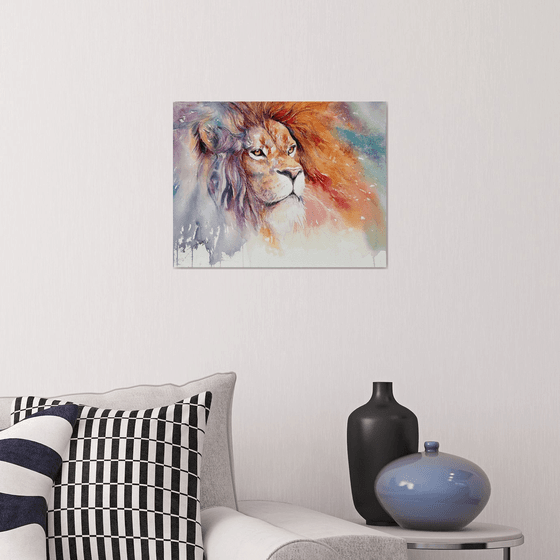 The Purple Mane_Lion