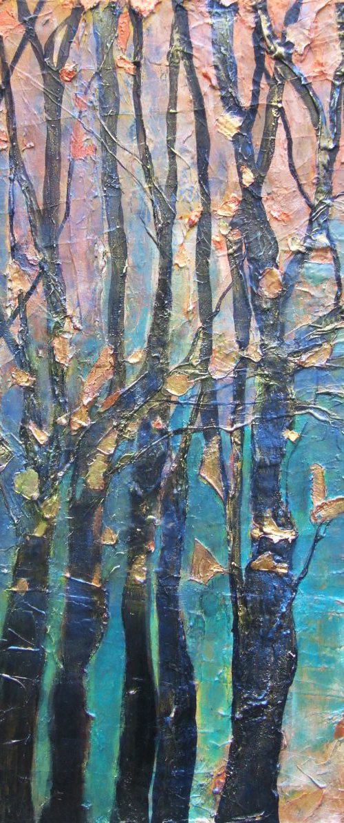 Blue Autumn by Anna  Styrc
