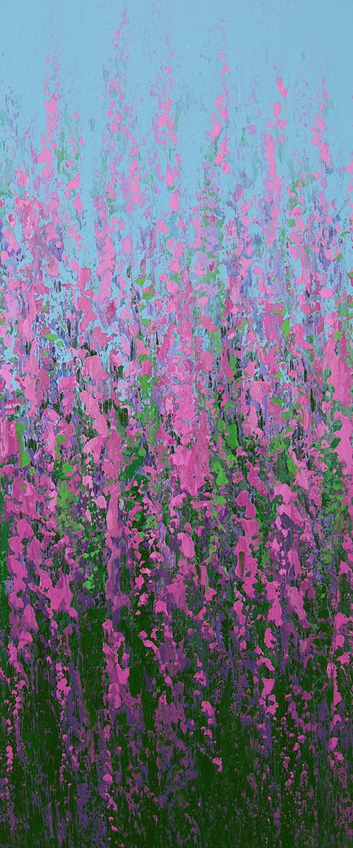 Magenta Bouquet - Flower Field by Suzanne Vaughan