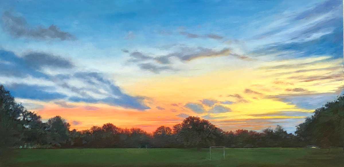 Sunset in Mill Hill Park (IX) by Diana Sandetskaya