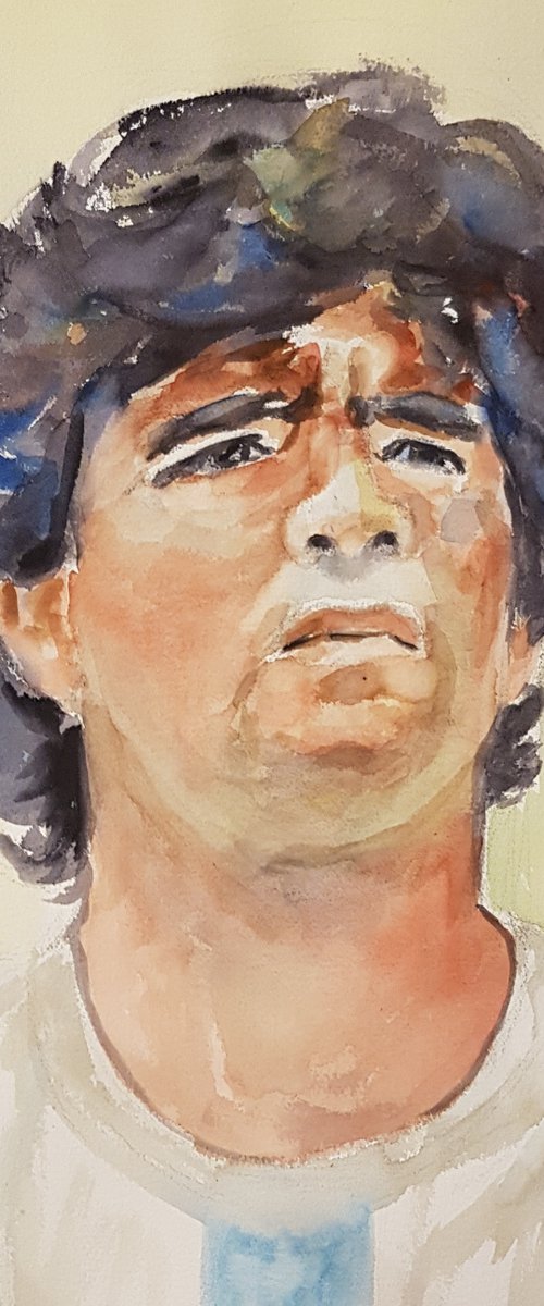 Diego Maradonna by Els Driesen