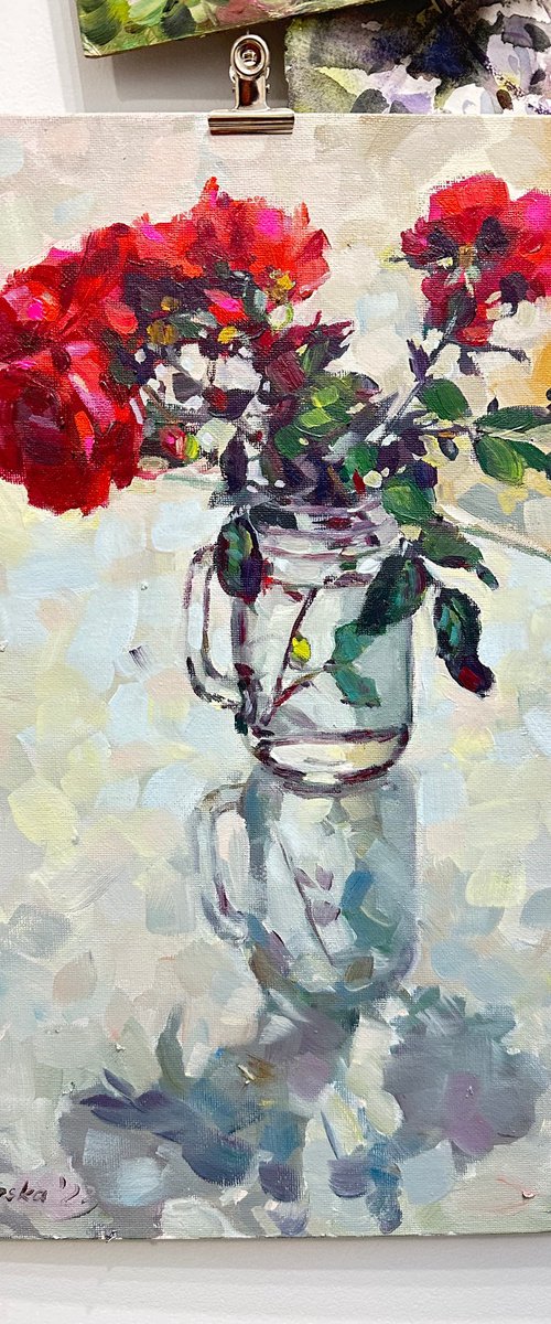 Roses from Anetha's garden. by Olha Retunska