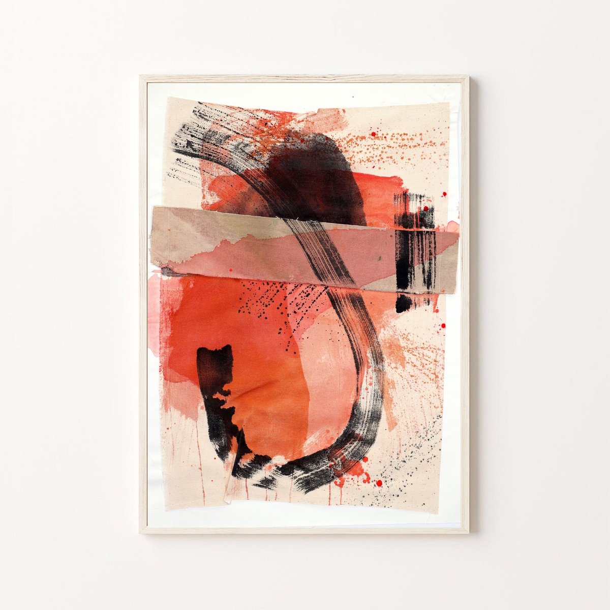 Abstract Acrylic Painting By Poovi Art, 18 X 24", Conversations 02, Original Artwork