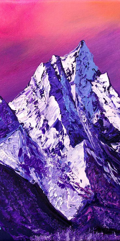 Nepal mountains by Nino Ponditerra
