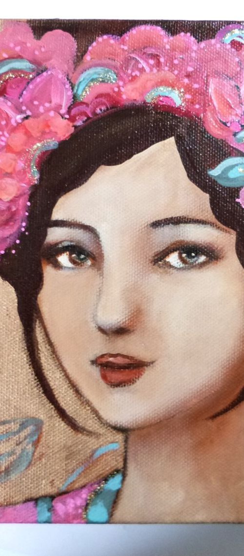 Andréa en rose by Loetitia Pillault