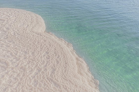 Dead Sea. Beach season.