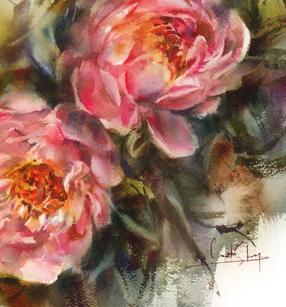 Pink Peonies