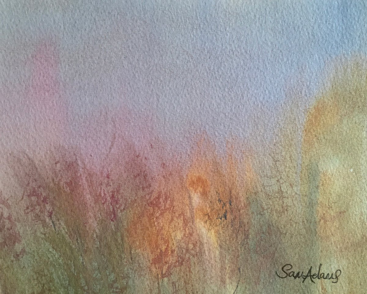 Peaceful place by Samantha Adams professional watercolorist