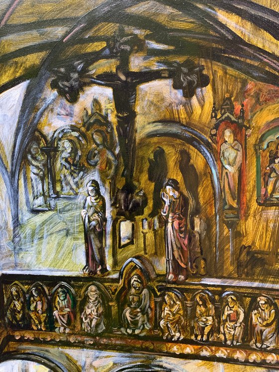 Church Interior in Landshut
