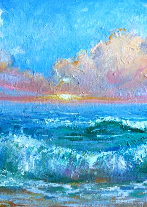 OCEAN SUNSET by Ann Krasikova