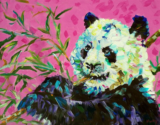 "Panda in pink "