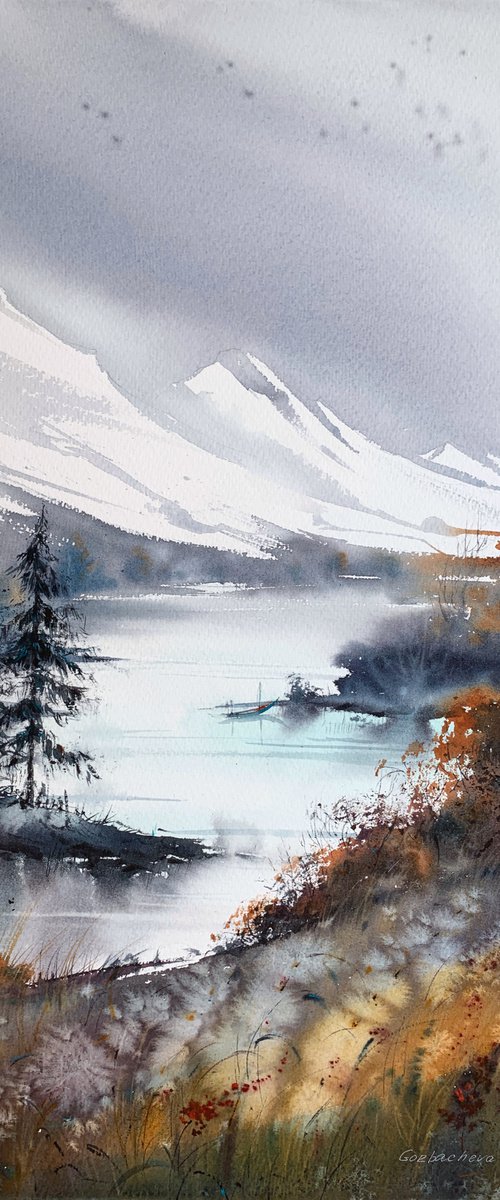 Mountain lake #24 by Eugenia Gorbacheva