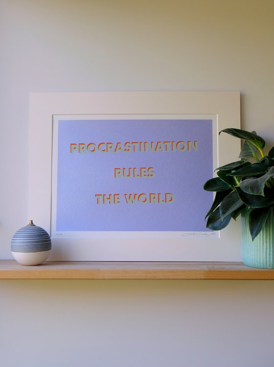 Procrastination rules world