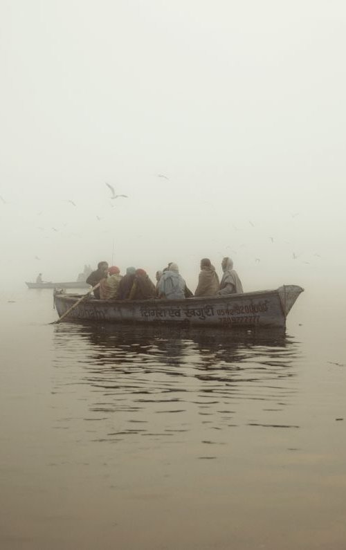 Serenity On The Ganges - Signed Limited Edition by Serge Horta